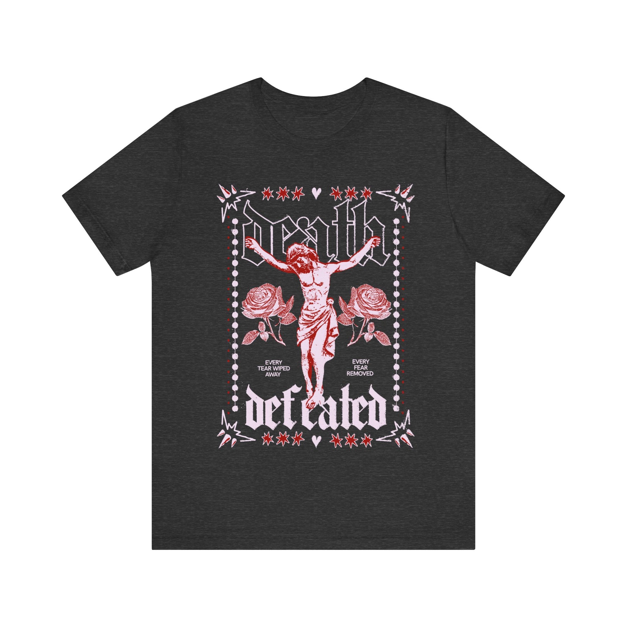 Death Defeated Christian Faith Tee
