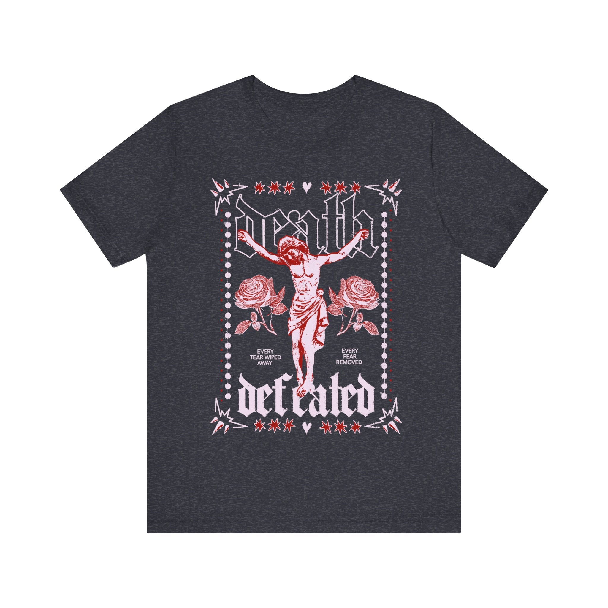 Death Defeated Christian Faith Tee
