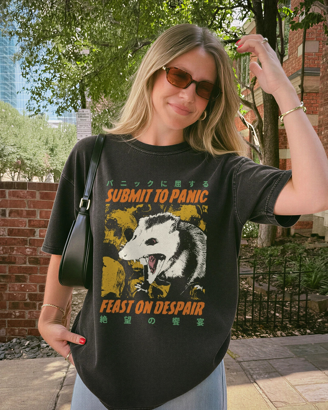 Submit To Panic Feast On Despair Tee